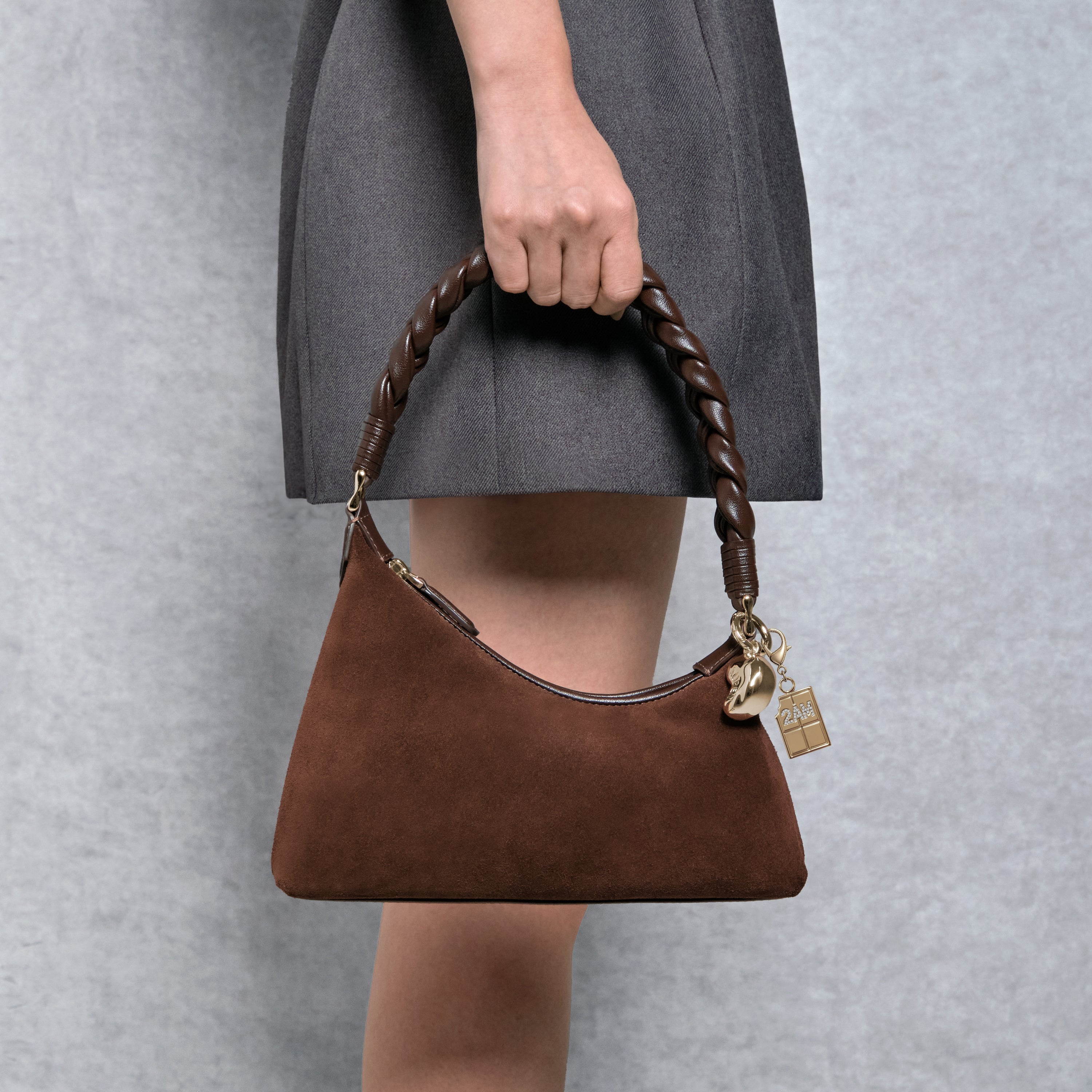 Nirvana Suede Chocolate & 2AM Charm