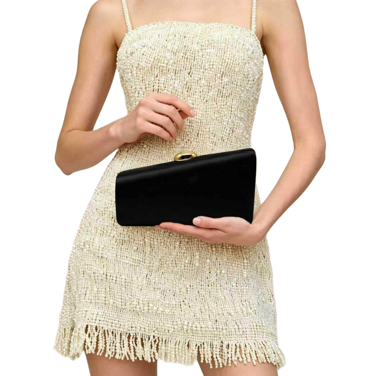 Purpose Clutch Silk Noir